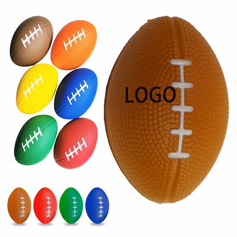 Customized PU Rugby Stress-Relieving Toy Balls