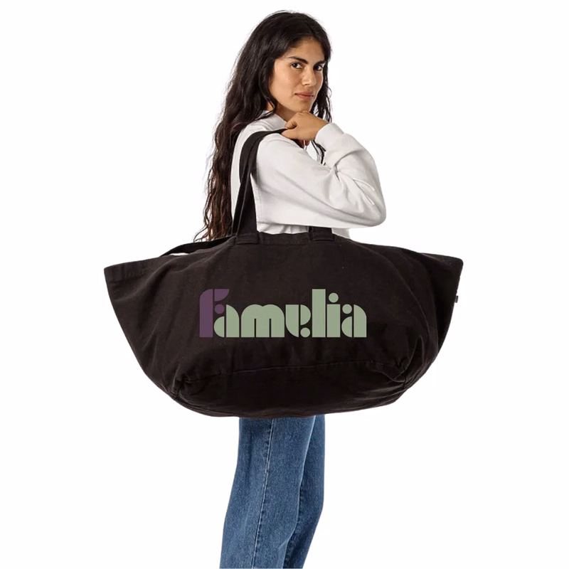 Oversize Bull Denim Bag