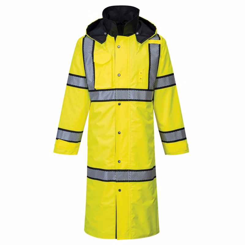 Portwest Hi-Vis Reversible Rain Coat 48