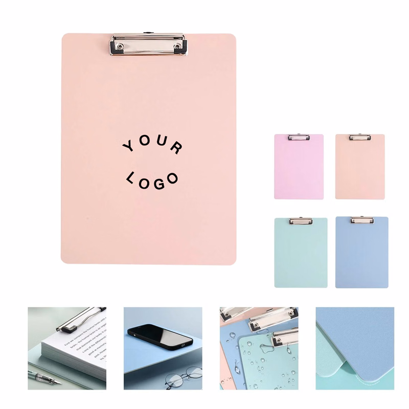 A4 Plastic Clipboard with Silkscreen Logo