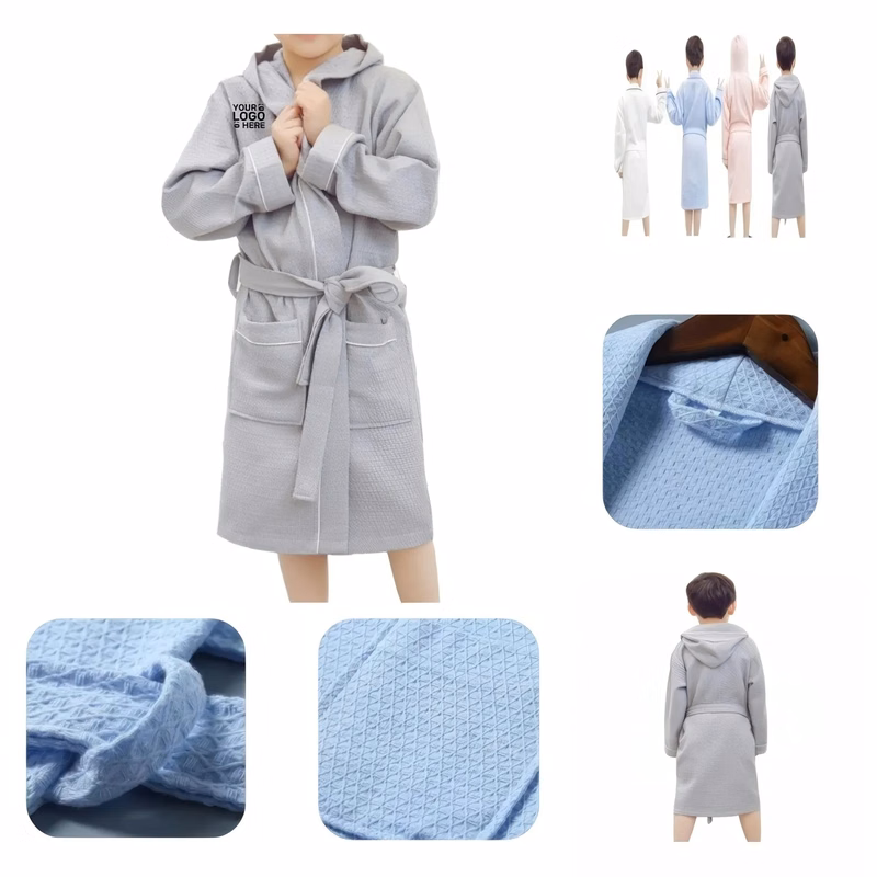 Childrens Pure Cotton Bathrobe