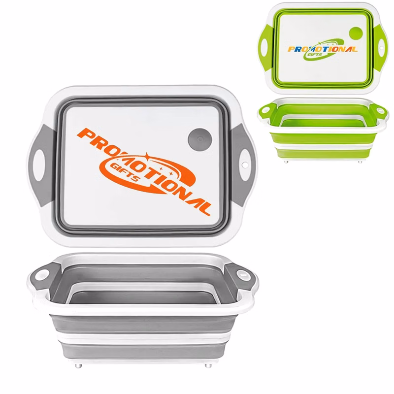 Multifunctional Kitchen Collapsible Cutting Board Basket