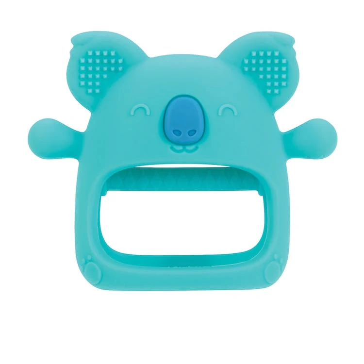 Nuby Silicone Teething Mittens - 3+ Months Koala 1