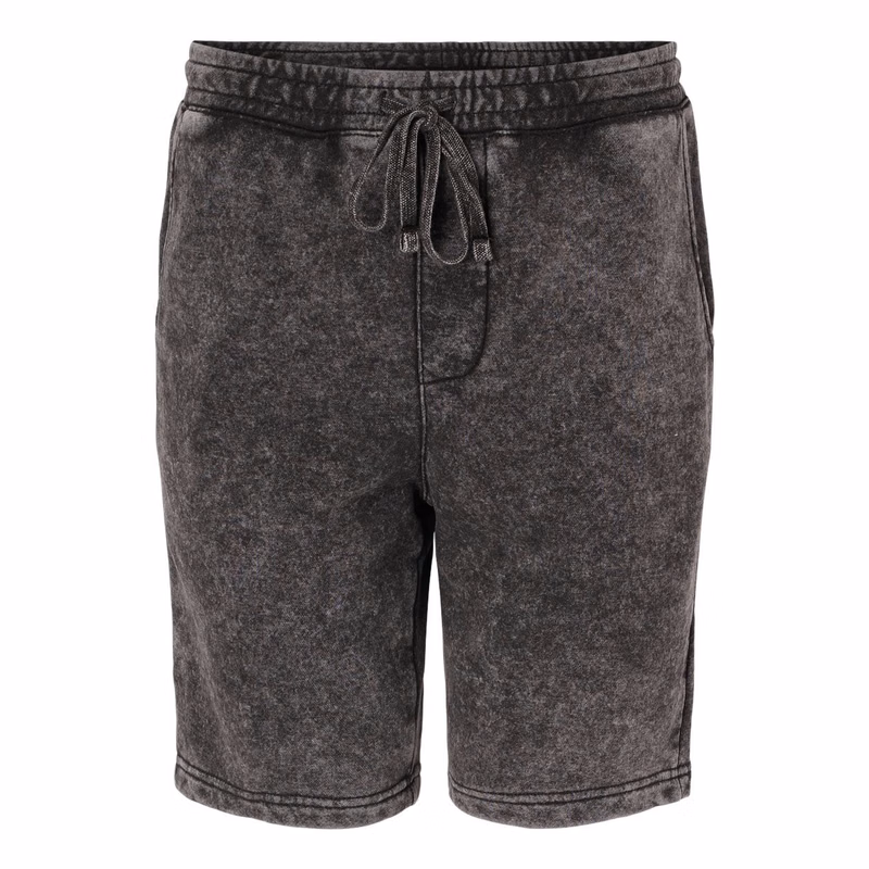 Unisex Mineral Wash Fleece Shorts - PRM50STMW