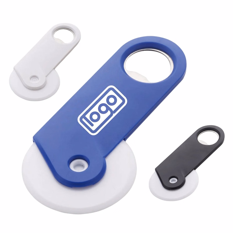 2 in 1 Mini Pizza Slicer And Bottle Opener Portable