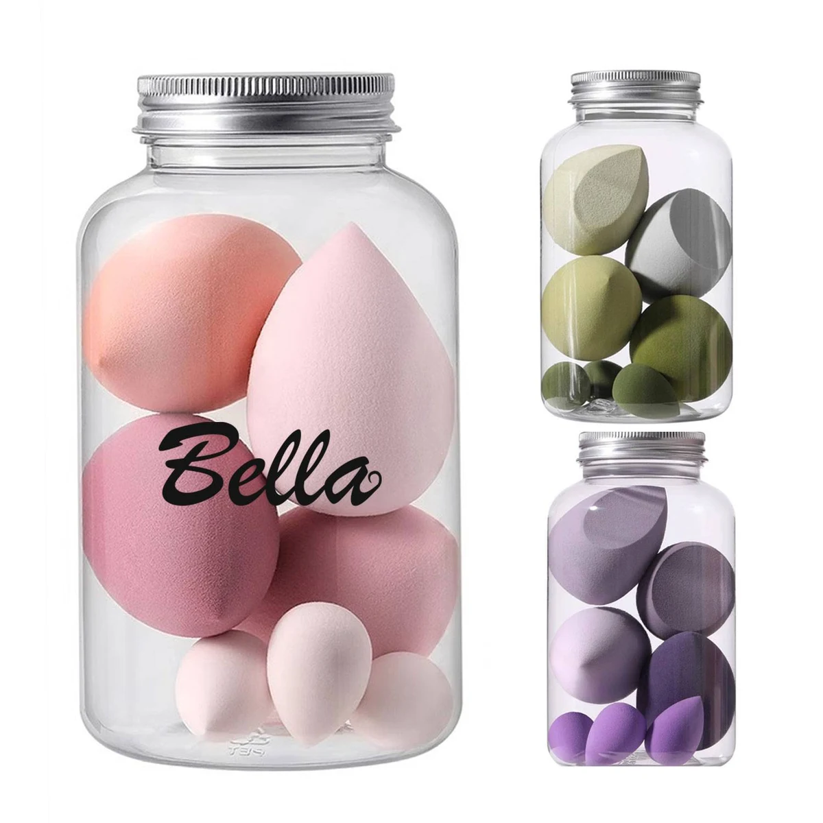 7PCS Makeup Tool Kit Teardrop Shaped Sponges 1