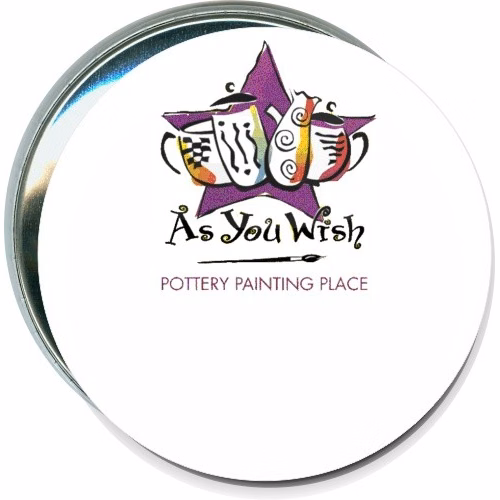 As You Wish Pottery Painting Place, Business Button
