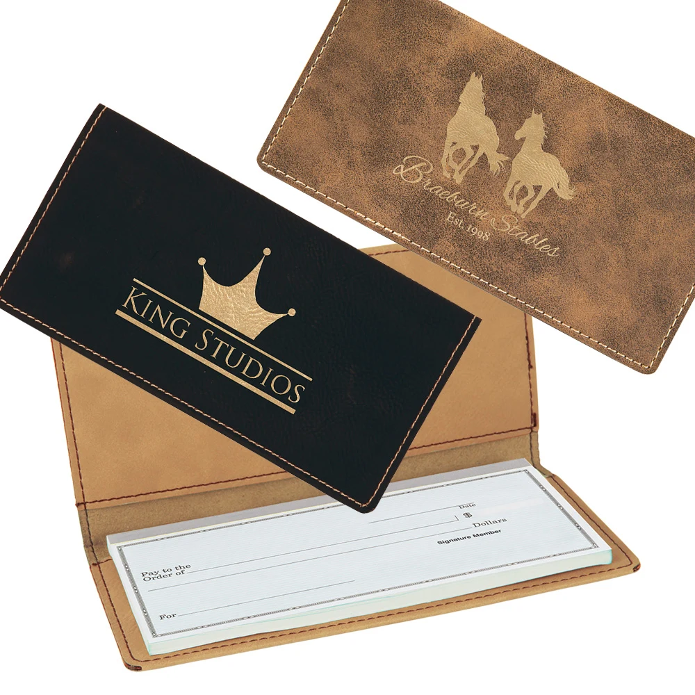 Leatherette Checkbook Cover 1