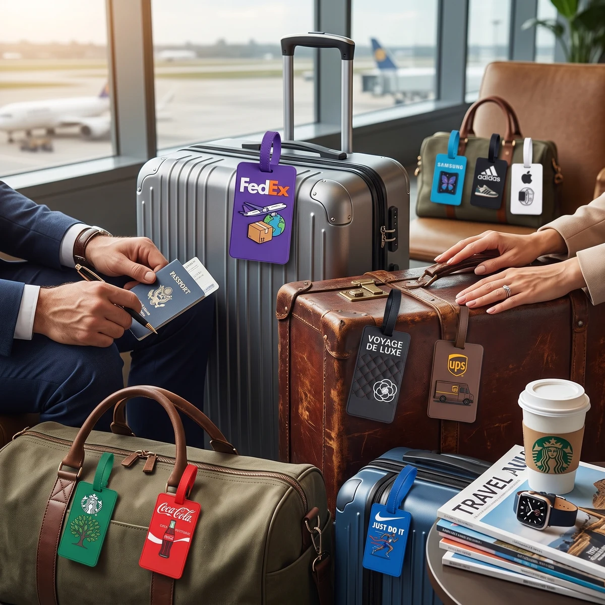 Soft Silicone Luggage Tag 1