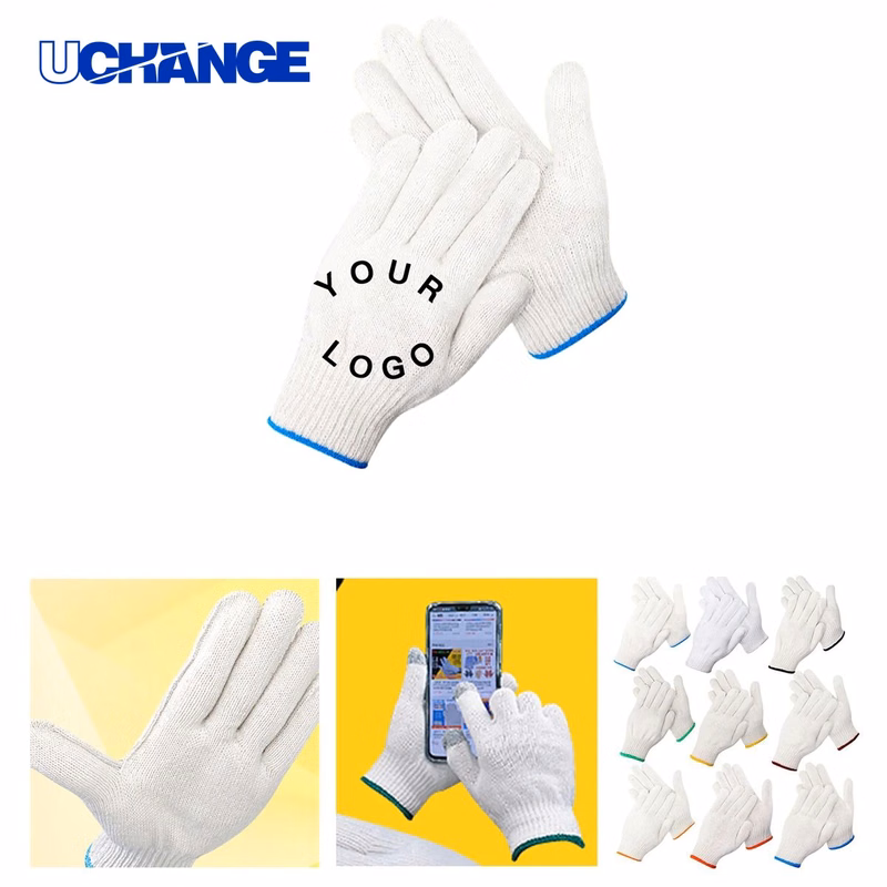 Work Gloves Pair with Elastic Wrist