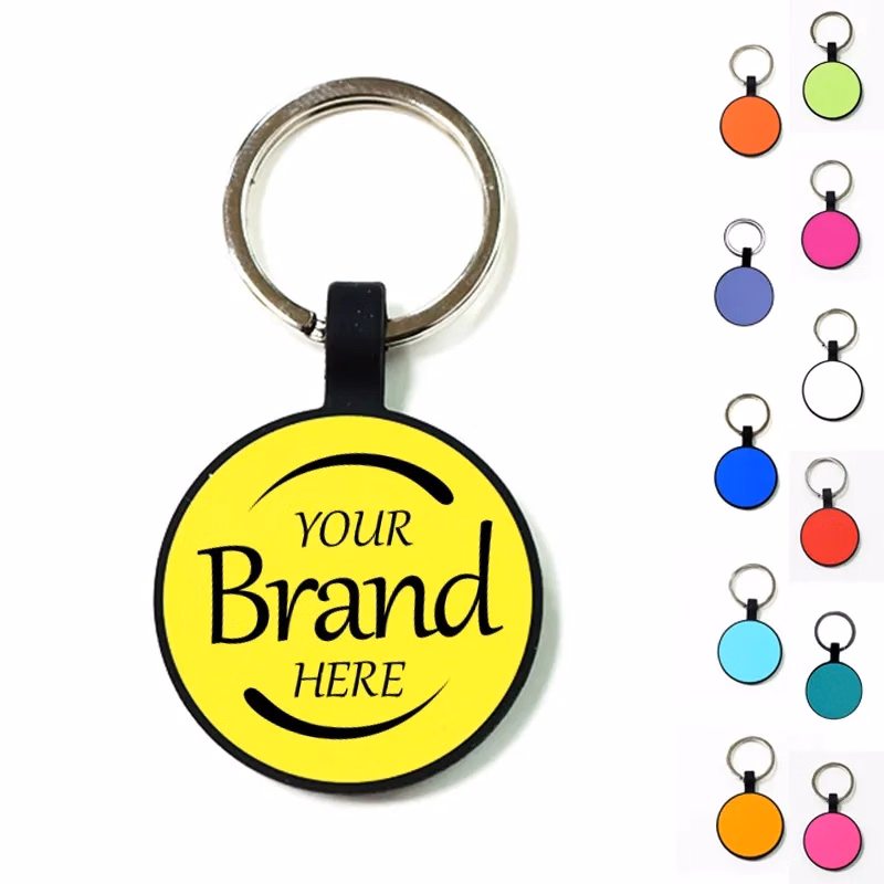 Round Silicone Dog Tag