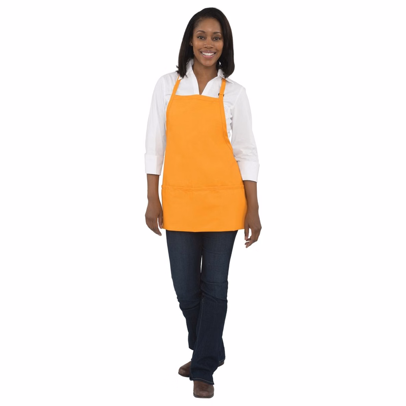 Premium Apron w/ Adjustable Neck & 3 Section Pouch Pocket