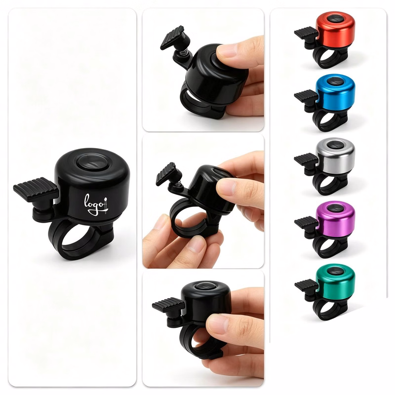 Compact Bicycle Bell with Built in Hook