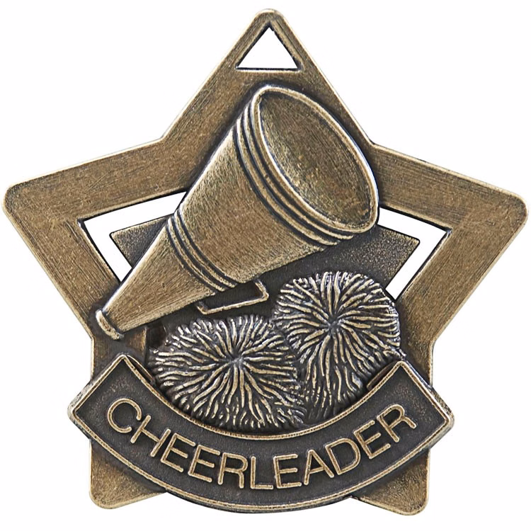 Cheer Star Medal, 2 1/4" Star