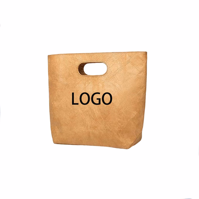 Washable Kraft Paper Shopping Tote Bag