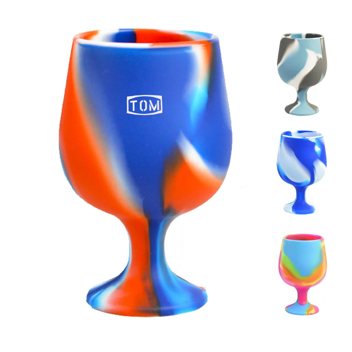 Outdoor Portable Anti Drop Silicone Folding Red Wine Glass 1