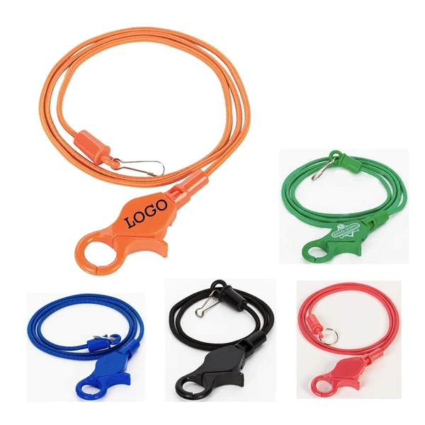 Custom Plastic 36 Inch Bungee Cord Key Retractor — Casino & Card Access Giveaway 1