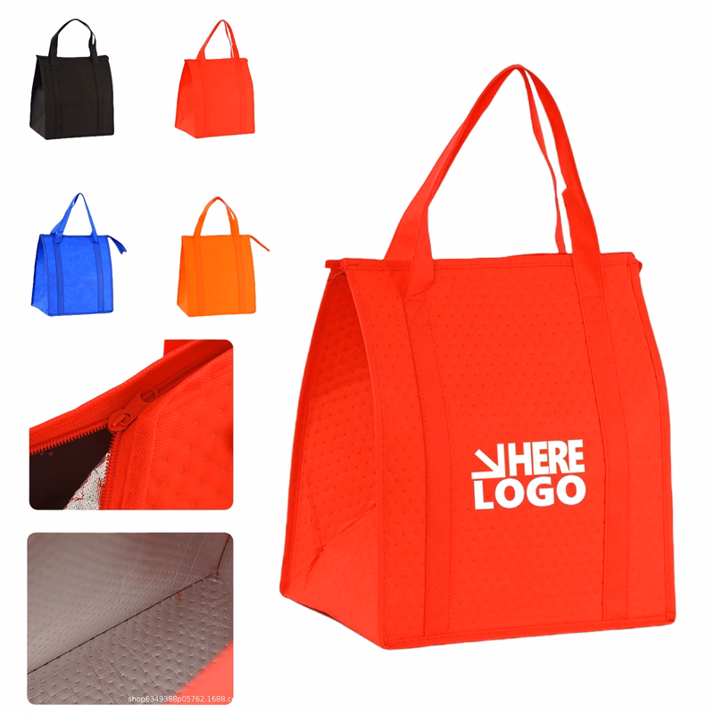 Insulated Grocery Bags With Zipper