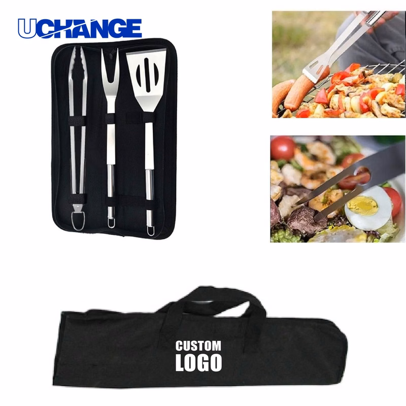 BBQ Utensil Set with Bag for Grilling
