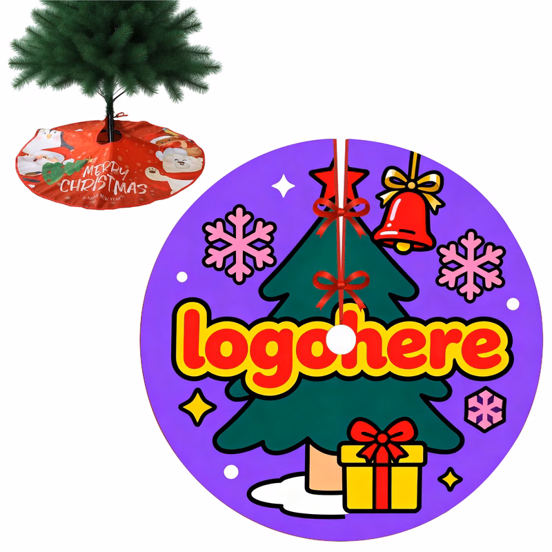 Customizable Xmas Tree Skirt for Home and Events