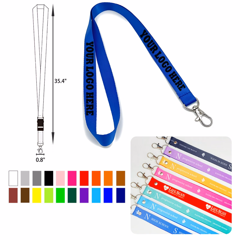 MOQ 300 PCS Stylish Custom Pantone Color Lanyard