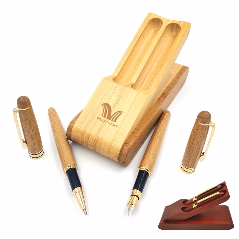 Bamboo Two Pens Set