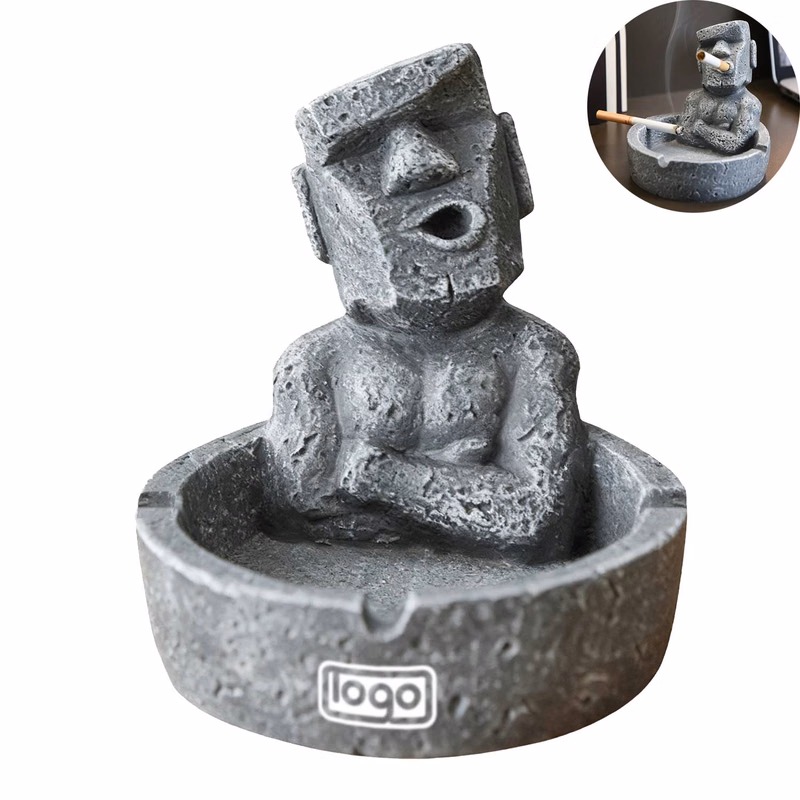 Stone Figure Shaped Ashtray