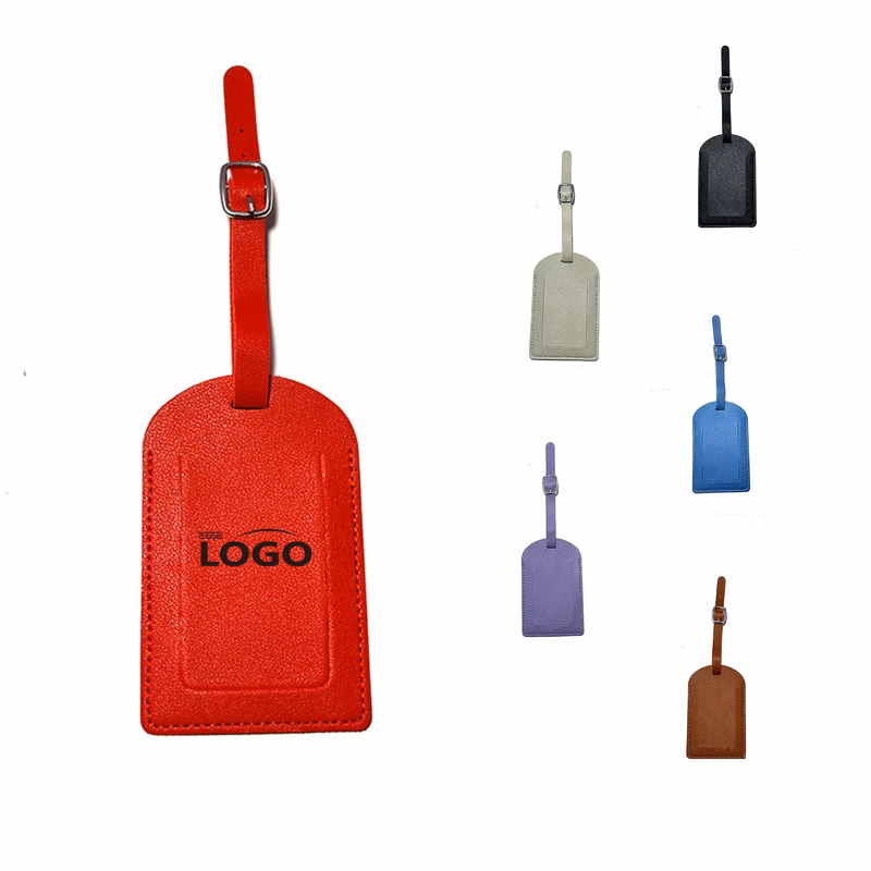 High Quality PU Luggage Tags MOQ 10pcs
