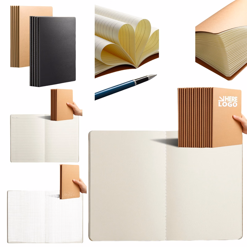 80 Pages Kraft Notebooks
