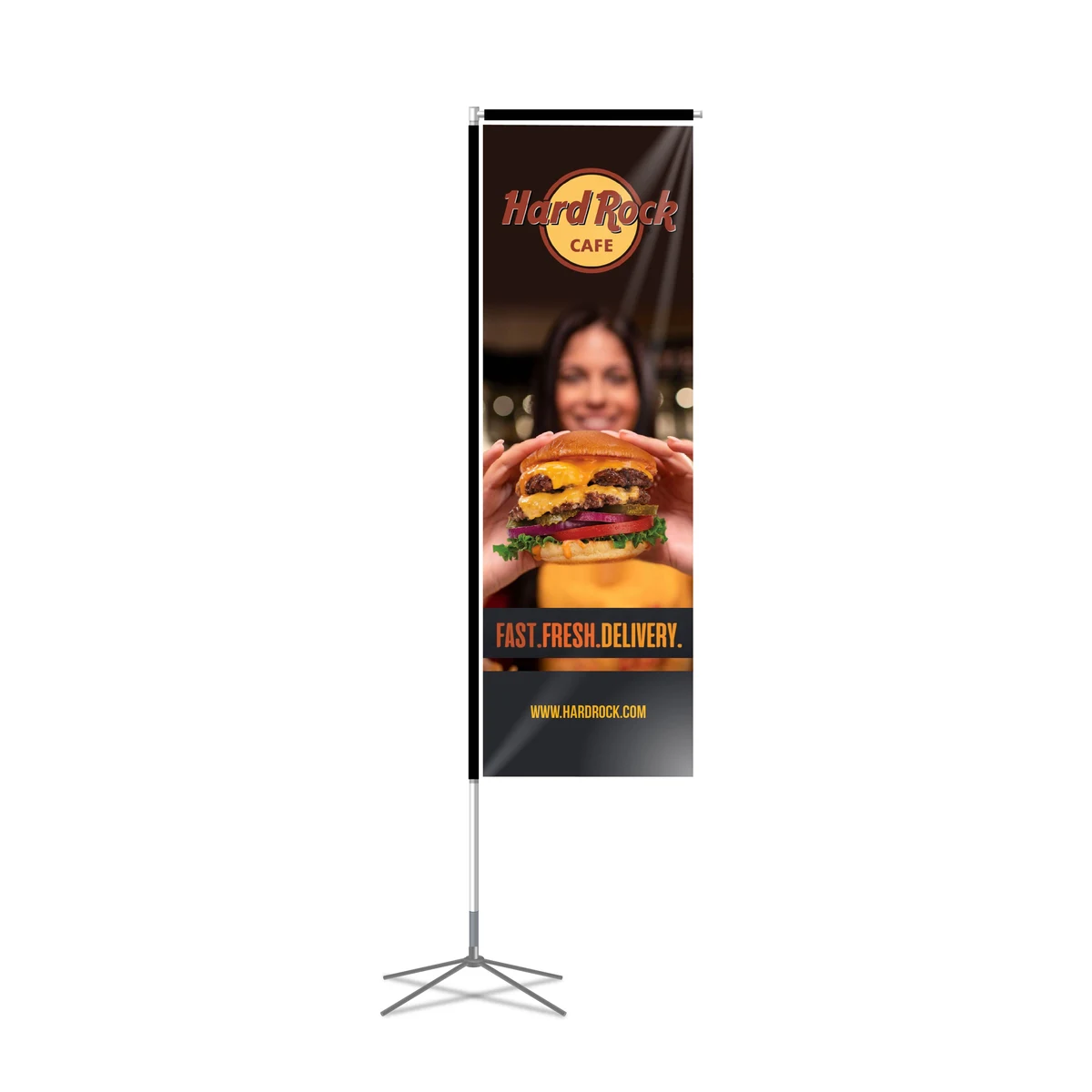Flying Flag Banner Single Sided Sleeve (11ft) 1