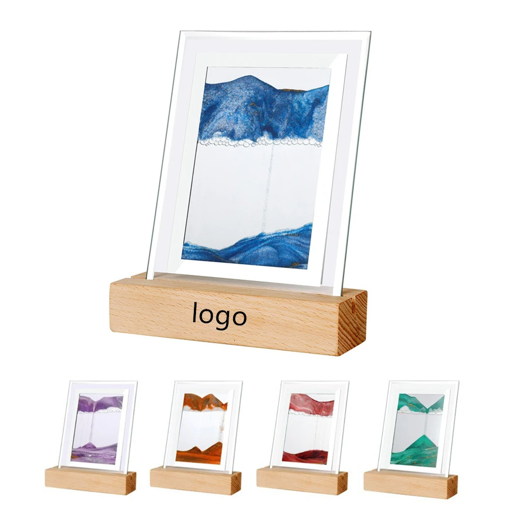 LED Moving Sand Art Picture Lamp 1