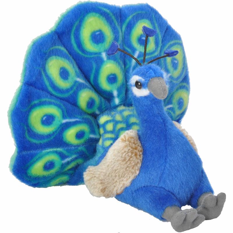8" Mini Cuddlekin Peacock