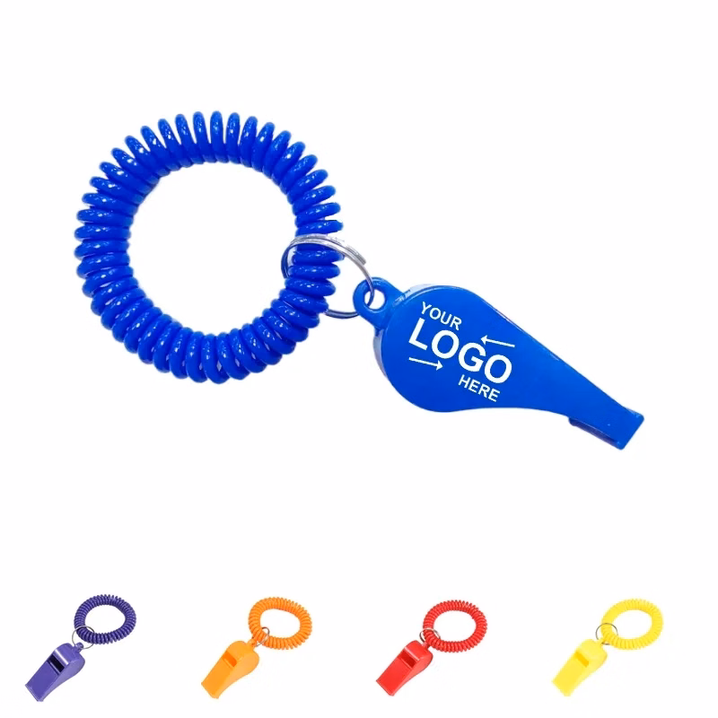 Sports Whistle With Bracelet Keychain