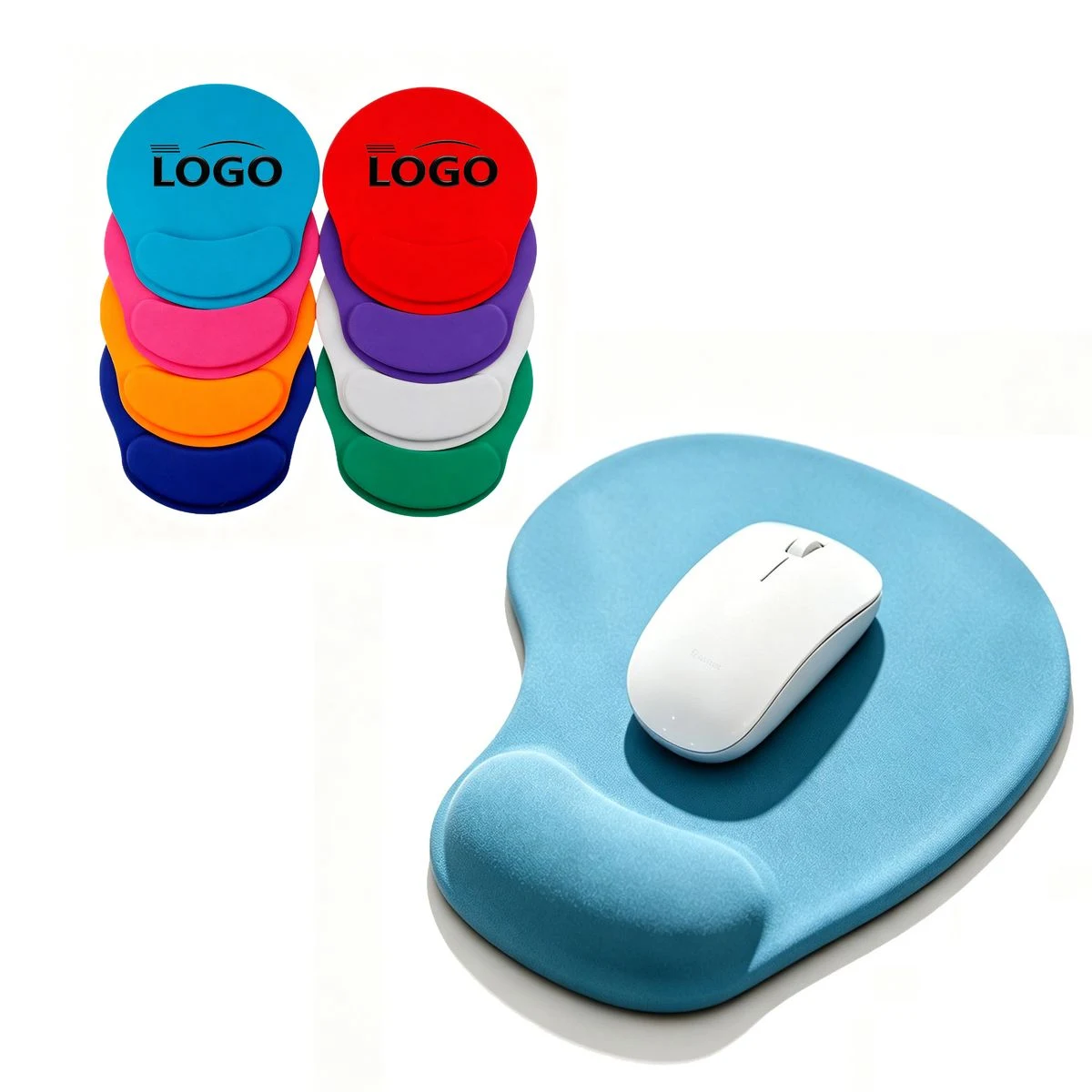 Mouse Pad with Wrist Cushion 1