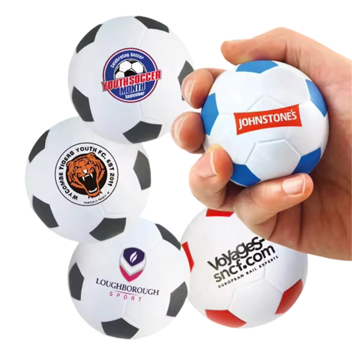Soccer Ball Shaped PU Stress Reliever 1