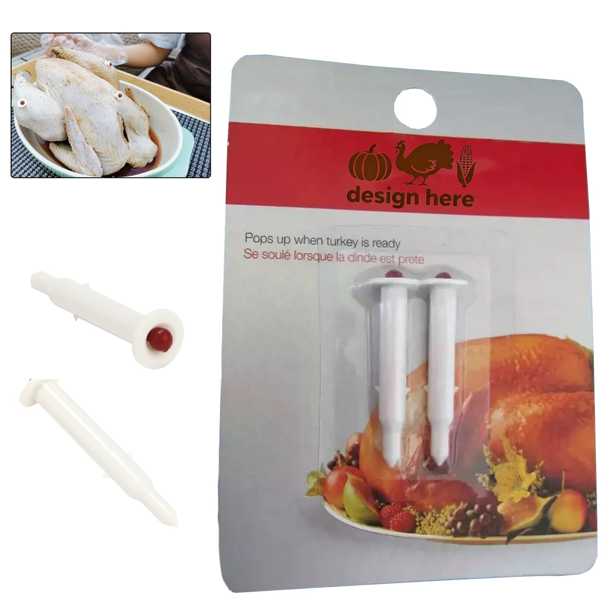 Holiday Feast Ready Pop-Up Thermometer 1