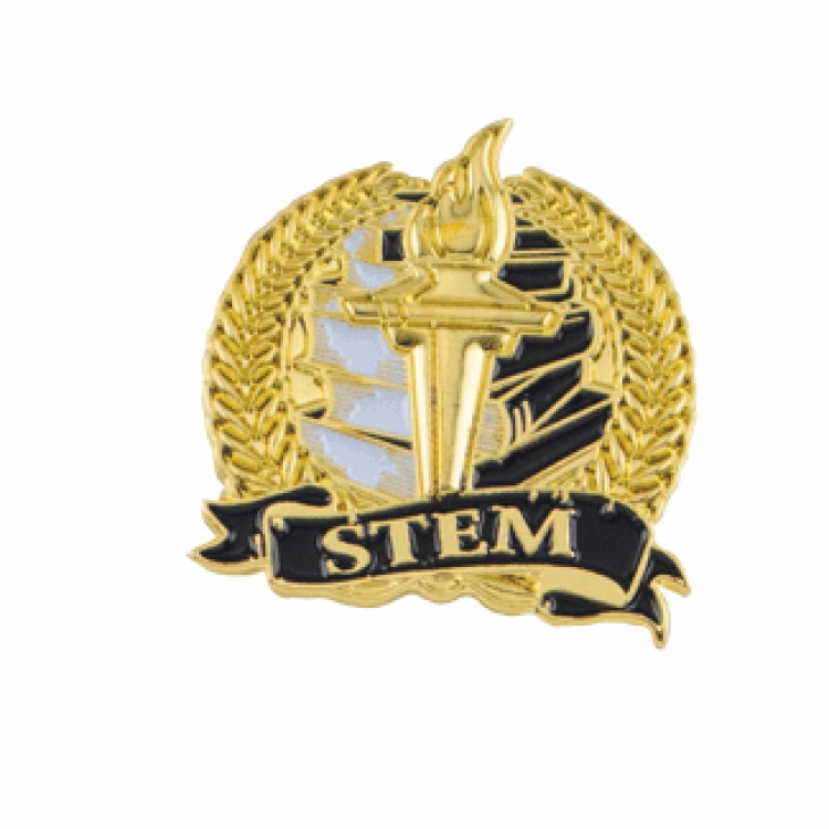 Academic Lapel Pin- STEM (1-1/8")