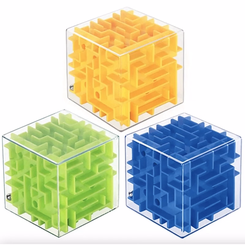 Three-Dimensional Maze Cube