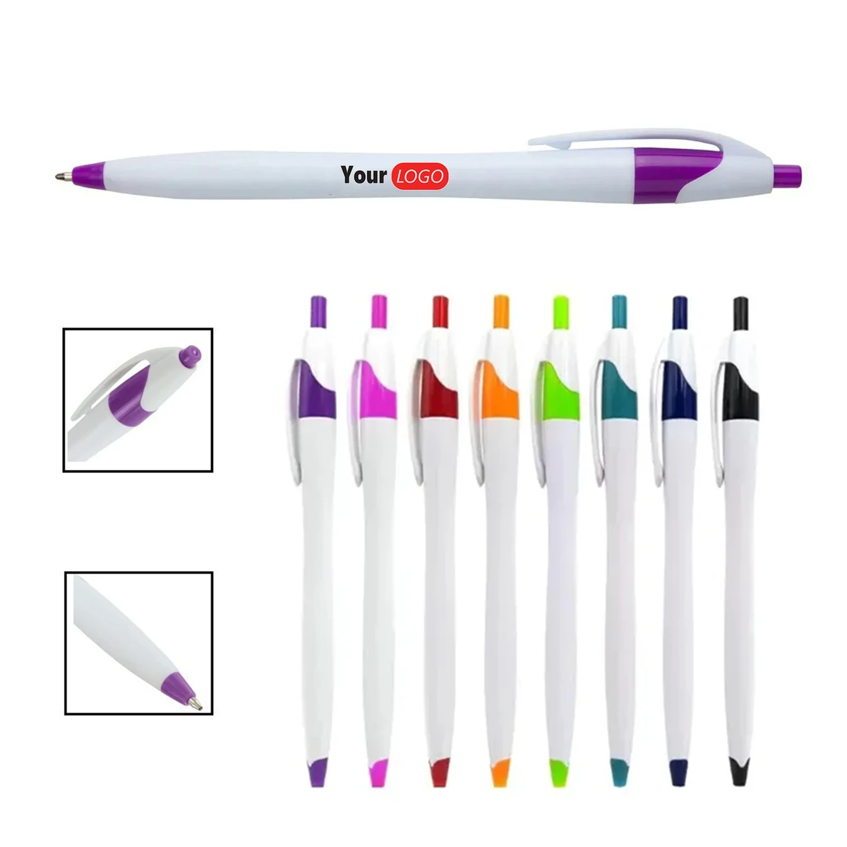 Classic Retractable Javelin Pen Plastic Ballpoint 1