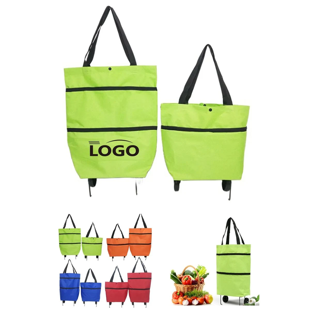 Collapsible Trolley Shopping Bag 1