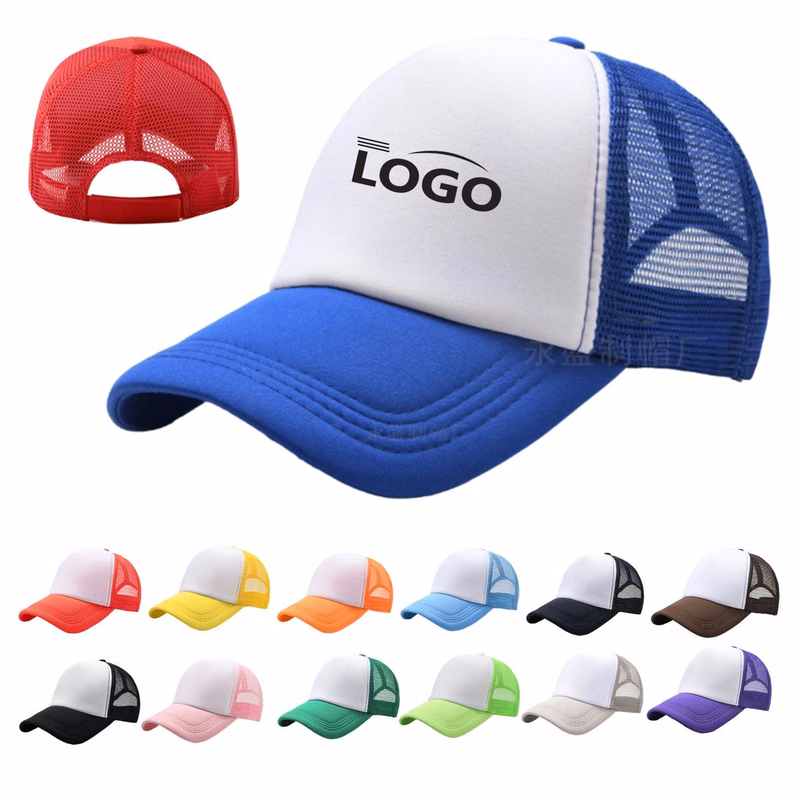 MOQ 10 Two Tone Sponge Truck Mesh Cap