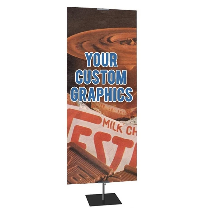 Banner Stand Large with Square Base-Single Sided 1