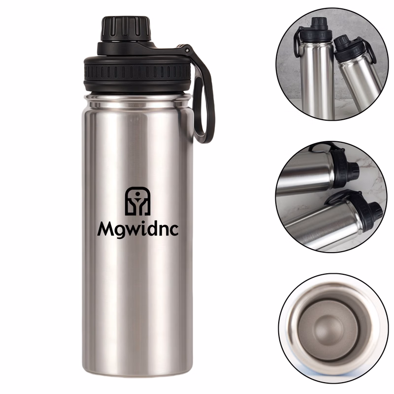 12oz 304 Stainless Steel Vacuum Insulated Sports Water Bottle with Handle