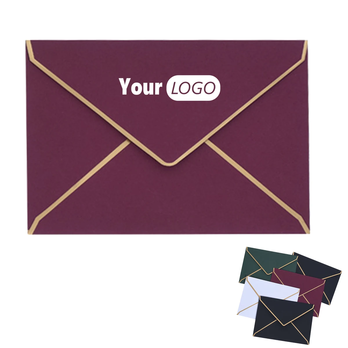Gold Trim Decorative Paper Envelope 1
