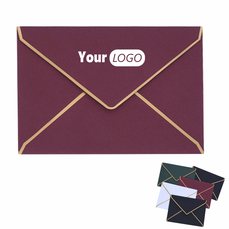 Gold Trim Decorative Paper Envelope
