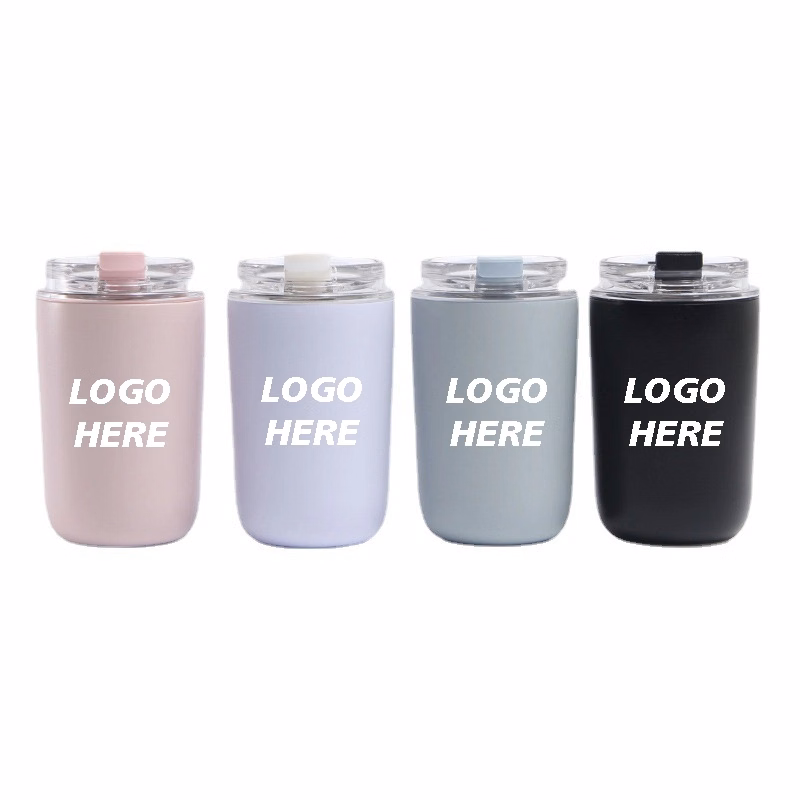 Custom 12oz Stainless Steel Tumbler With Lid And Straw