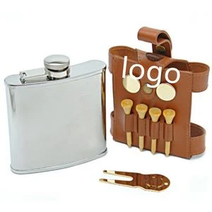 Leather Golf Tees Holder Liquor Case 1