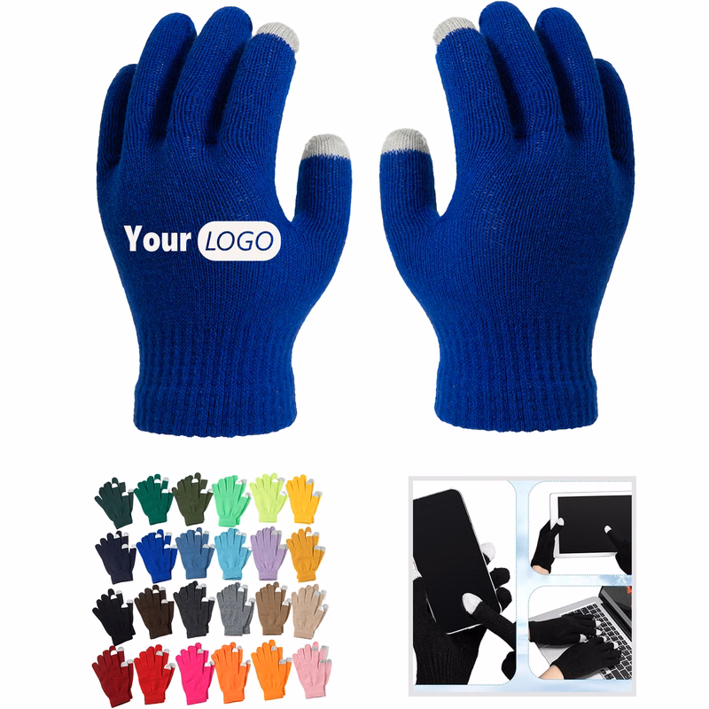 Stretchy Knit Touchscreen Gloves