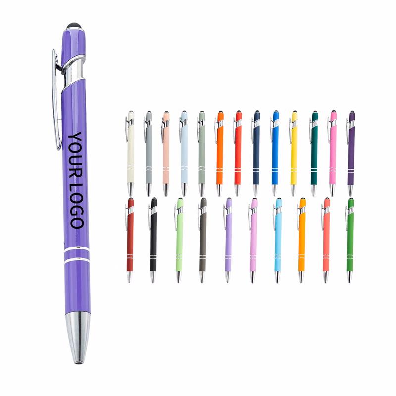 Aluminum Stylus Pen Rubberized Soft Grip