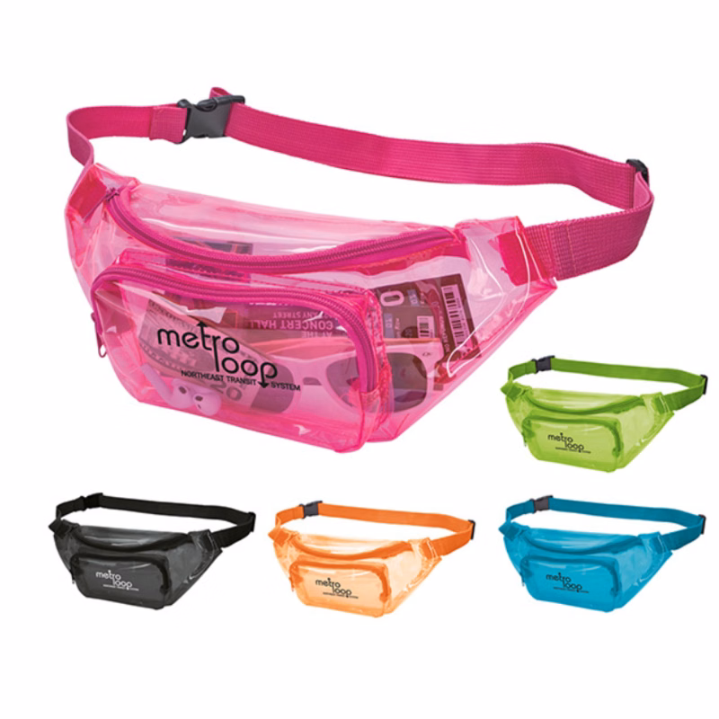 Color Transparent PVC Fanny Pack